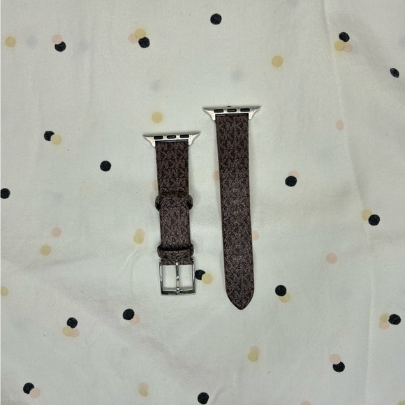 Michael Kors Brown Leather Watch Strap - Picture 4 of 9